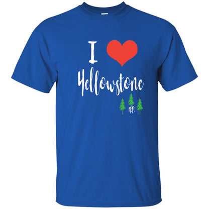 I Love Yellowstone National Park T-shirt Royal
