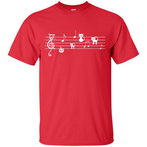 Musical Cat Shirt For MusicianG200 Gildan Ultra Cotton T-Shirt