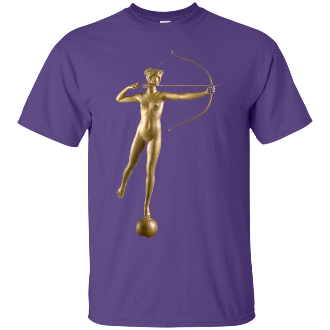 Mythology T-shirt Artemis Greek Goddess Purple