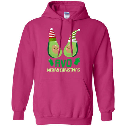 Avocado Merry Christmas T-shirt Heliconia