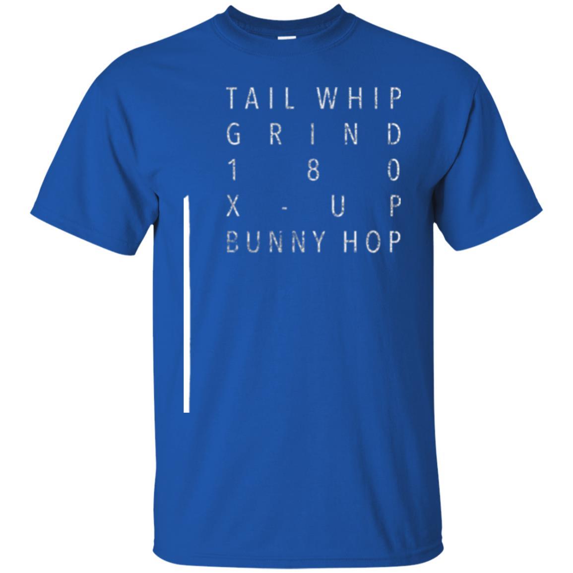 Scooter Tricks T-shirt Tail Whip Grind 180 X-up Bunny Hop Royal