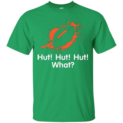 Football Crusher T-shirt Hut Hut Hut What Irish Green