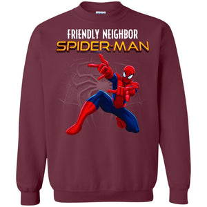 Friendly Neighbor Spider Man Movie Fan T-shirtG180 Gildan Crewneck Pullover Sweatshirt 8 oz.