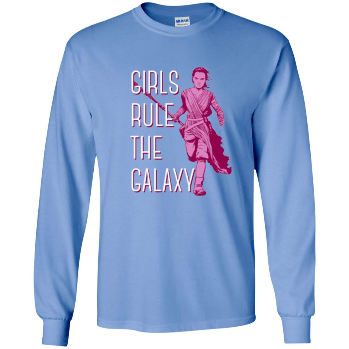 Film T-shirt Girls Rule The Galaxy T-shirt Carolina Blue