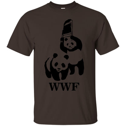 World Wildlife Fund Funny Panda Shirt Dark Chocolate
