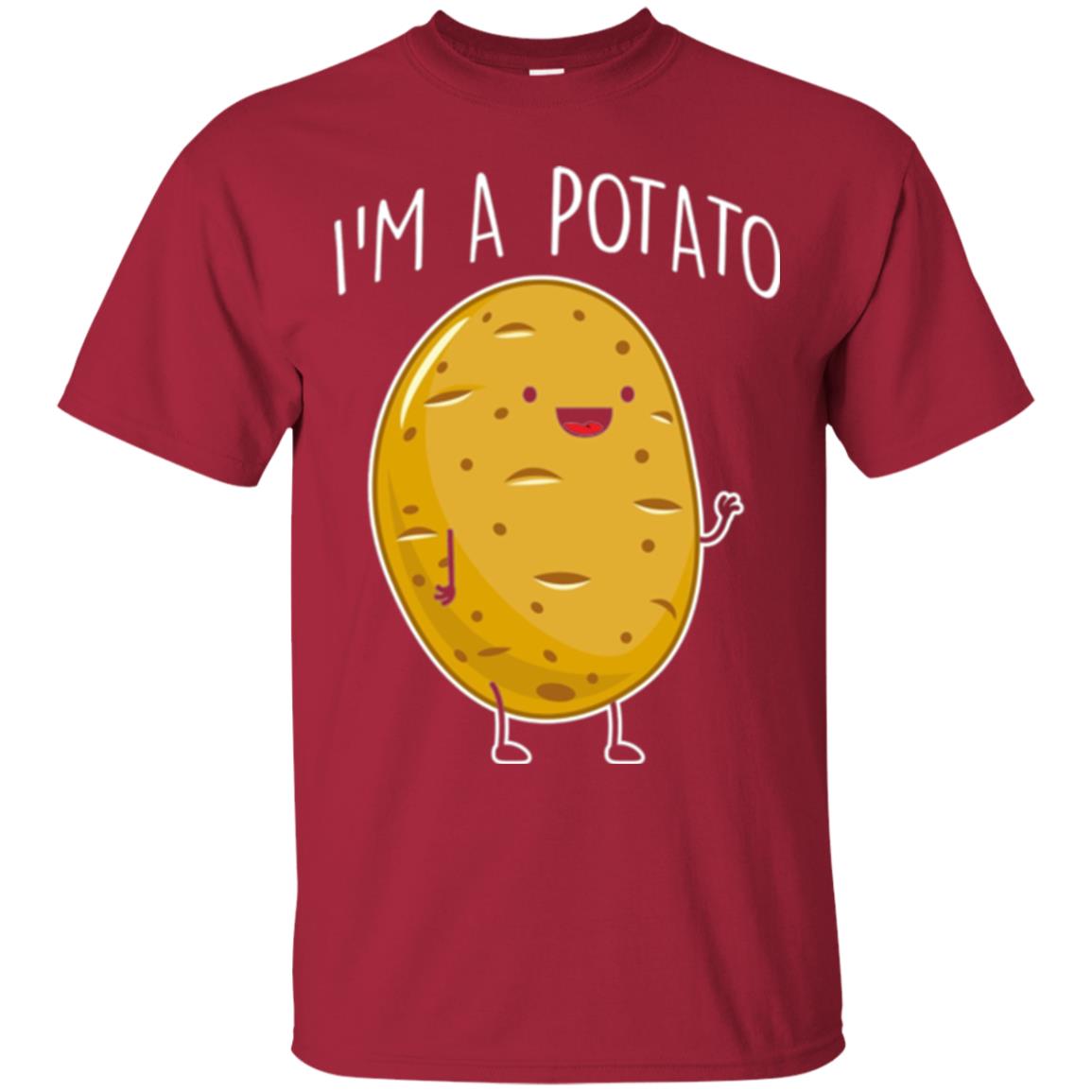 I Am Potato T-shirt Cardinal