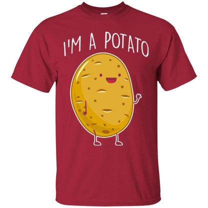 I Am Potato T-shirt Cardinal