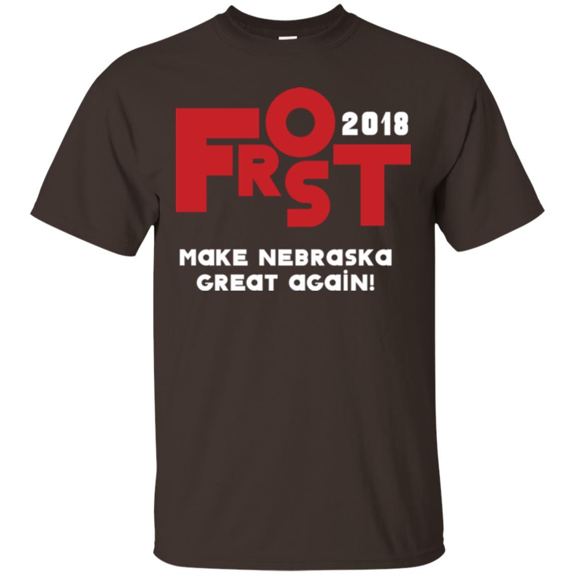 Frost 2018 Make Nebraska Great Again T-shirt Dark Chocolate