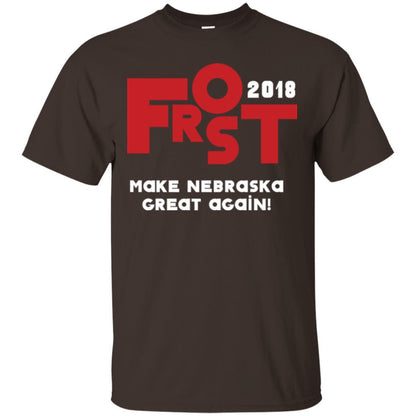 Frost 2018 Make Nebraska Great Again T-shirt Dark Chocolate