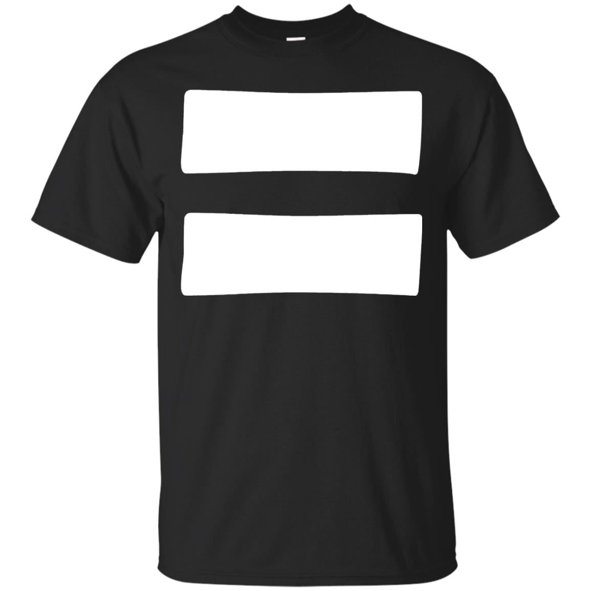 Equals Sign T-shirt Equality Symbol Feminism Black