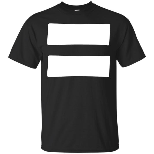 Equals Sign T-shirt Equality Symbol Feminism Black