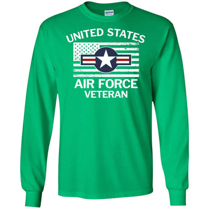 United States Air Force Veteran T-shirt Irish Green