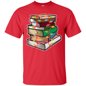 Fairy Lights Christmas Gift T-shirt Book Lover