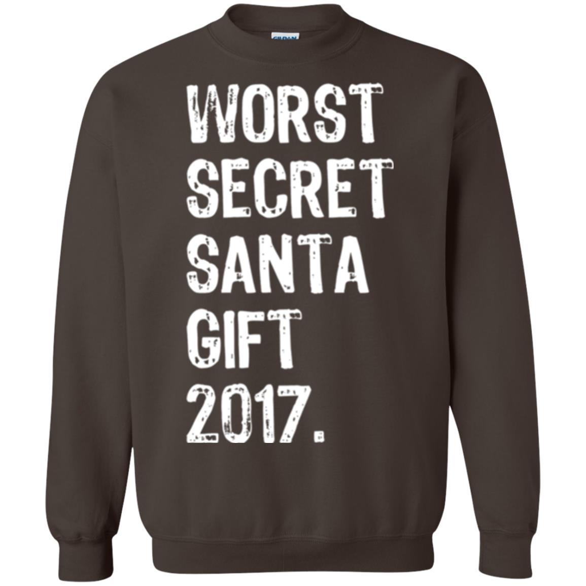 Christmas T-shirt Worst Secret Santa Gift 2017 Dark Chocolate