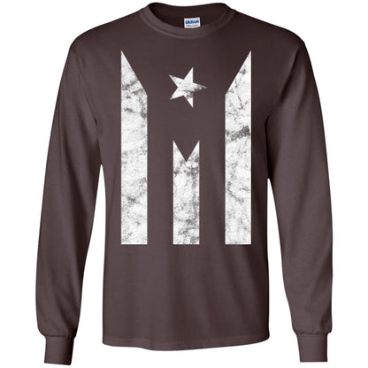 Boricua T-shirt Puerto Rico Black Flag T-shirt Dark Chocolate