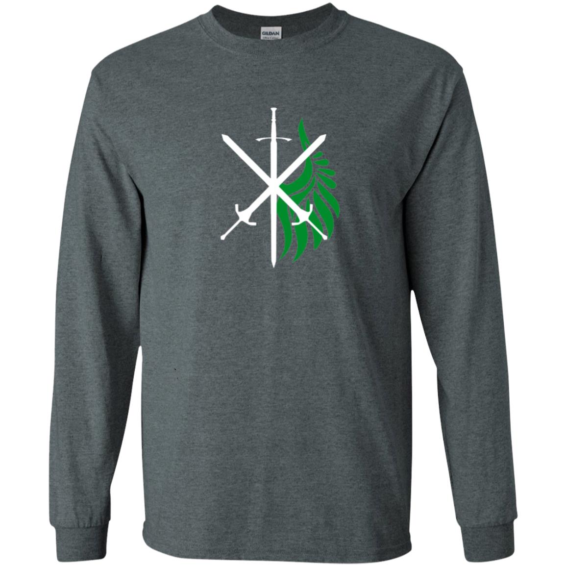 Battle Wings Of Medieval Victory T-shirt Dark Heather