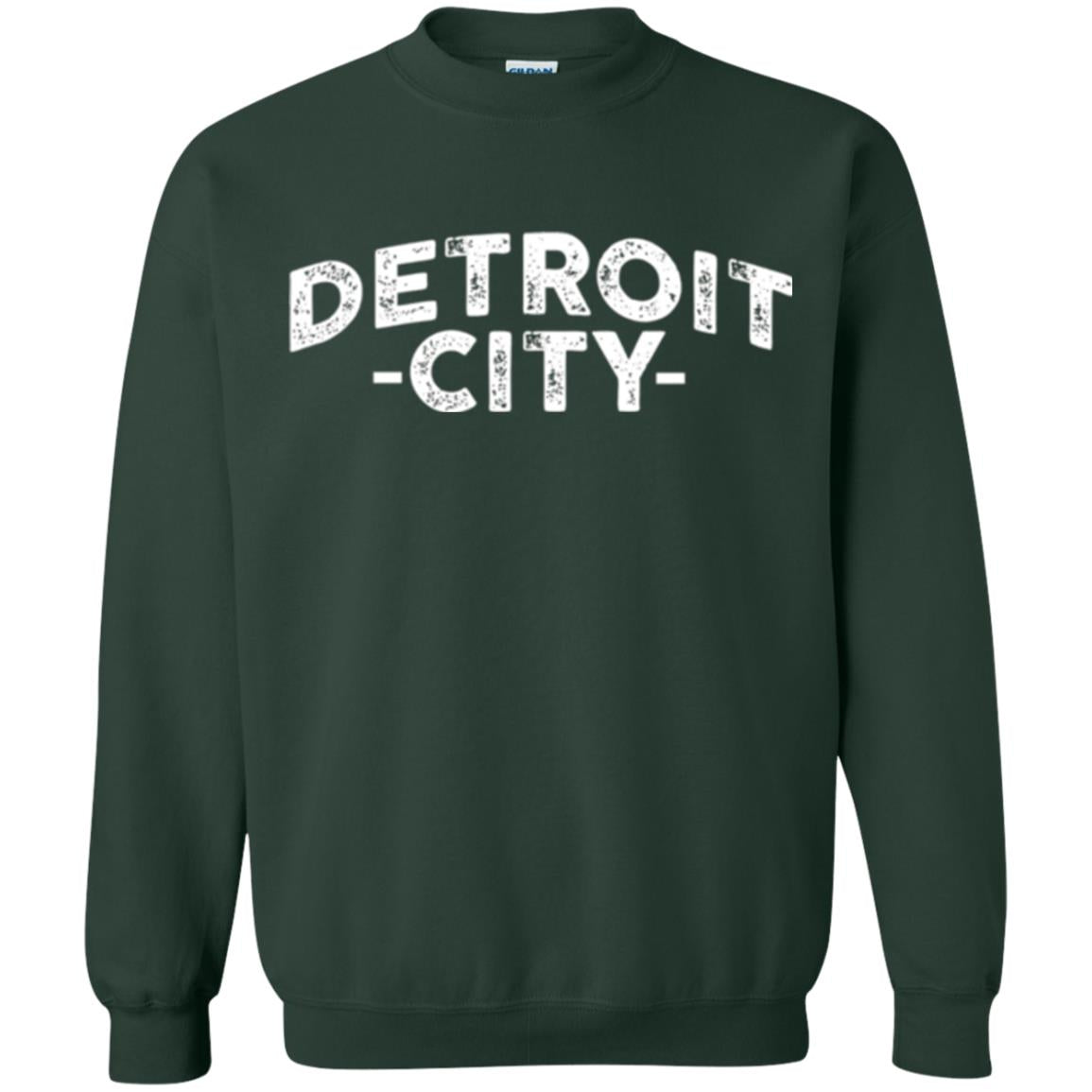 Detroit Michigan T-shirt Forest Green