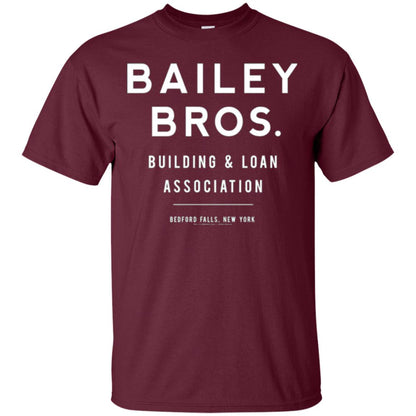 It_s A Wonderful Life Bailey Bros T-shirt Maroon