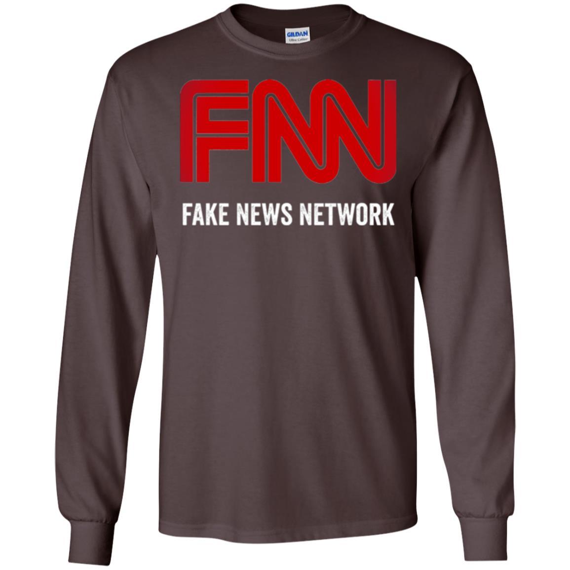 Anti Trump T-shirt Fnn The Fake News Network Dark Chocolate