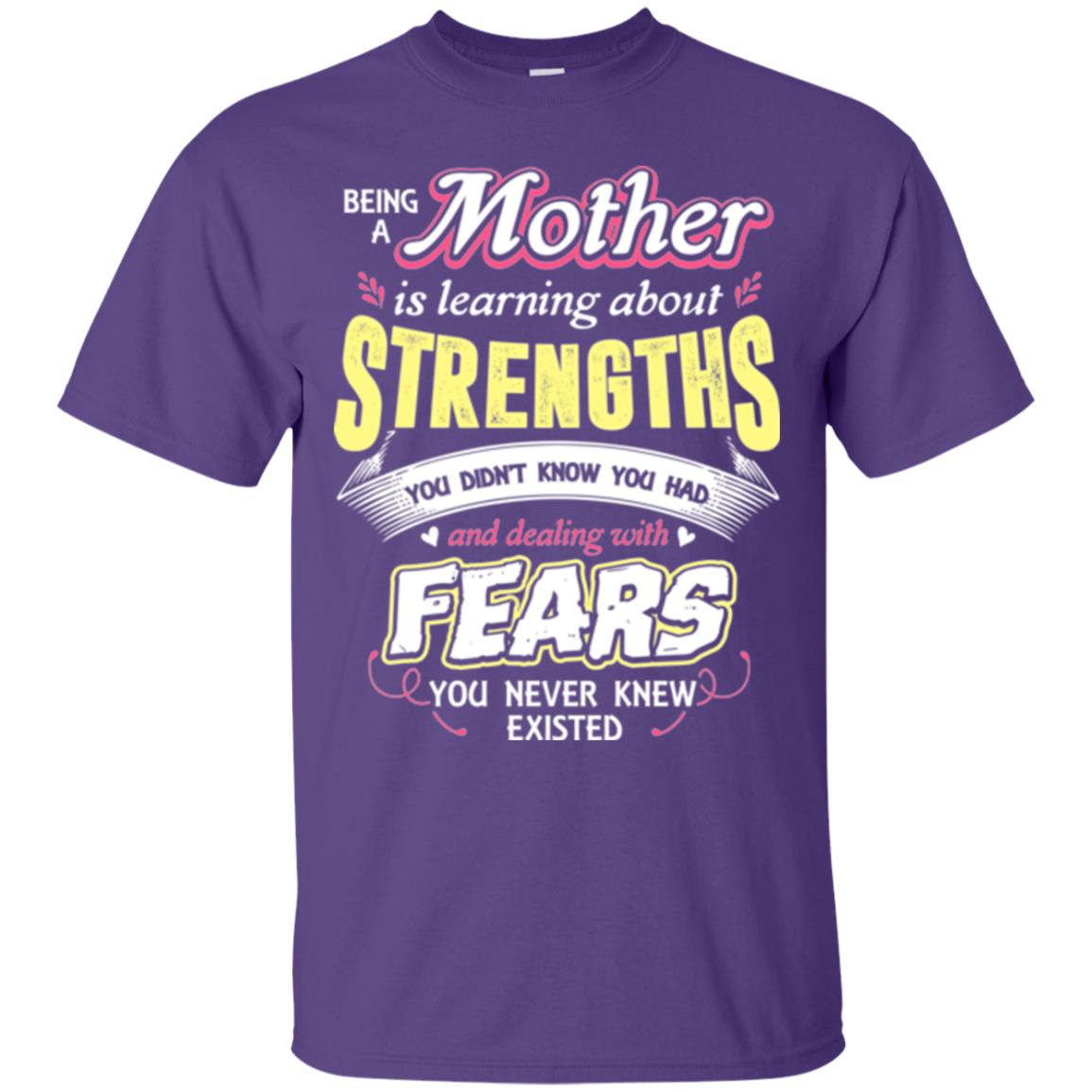 Being A Mom Means Mommy T-shirt Purple