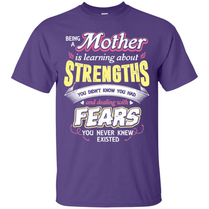 Being A Mom Means Mommy T-shirt Purple