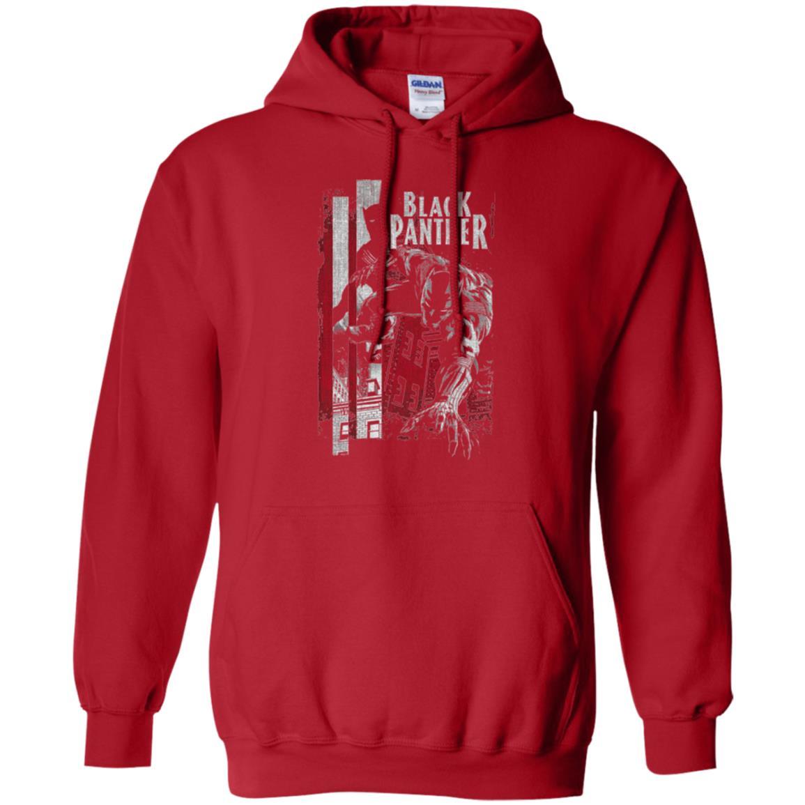 Film T-shirt Panther Lurk Graphic T-shirt Red
