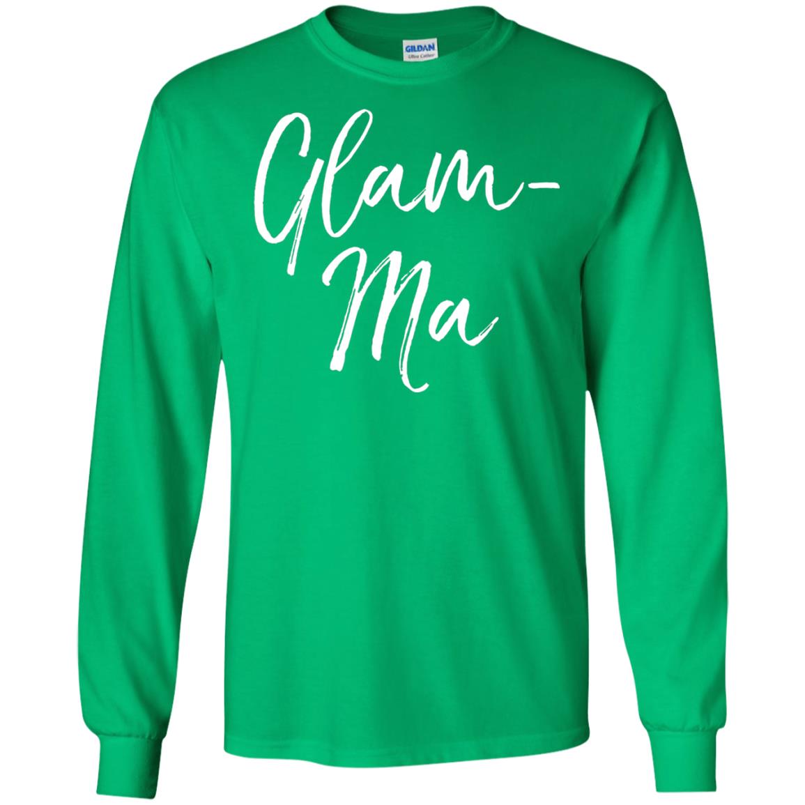 Glamorous Grandma Fabulous T-shirt Glam-ma T-shirt Irish Green