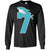 7th Birthday Shark Party ShirtG240 Gildan LS Ultra Cotton T-Shirt