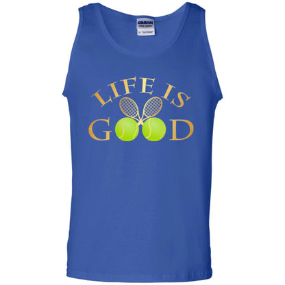 Tennis Lovers T-shirt Life Is Good Royal
