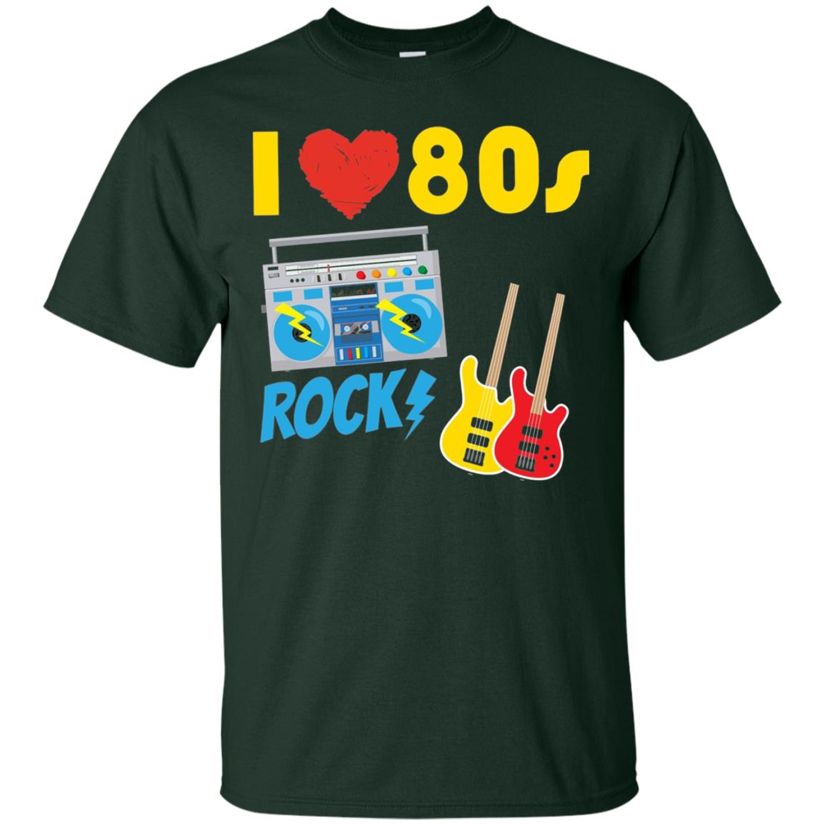 I Love The 80s Rock Eighties Shirt Forest