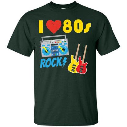 I Love The 80s Rock Eighties Shirt Forest