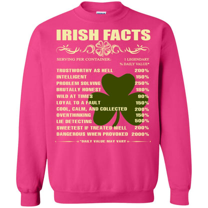 Irish Facts Intelligent Problem Solving Shirt Heliconia