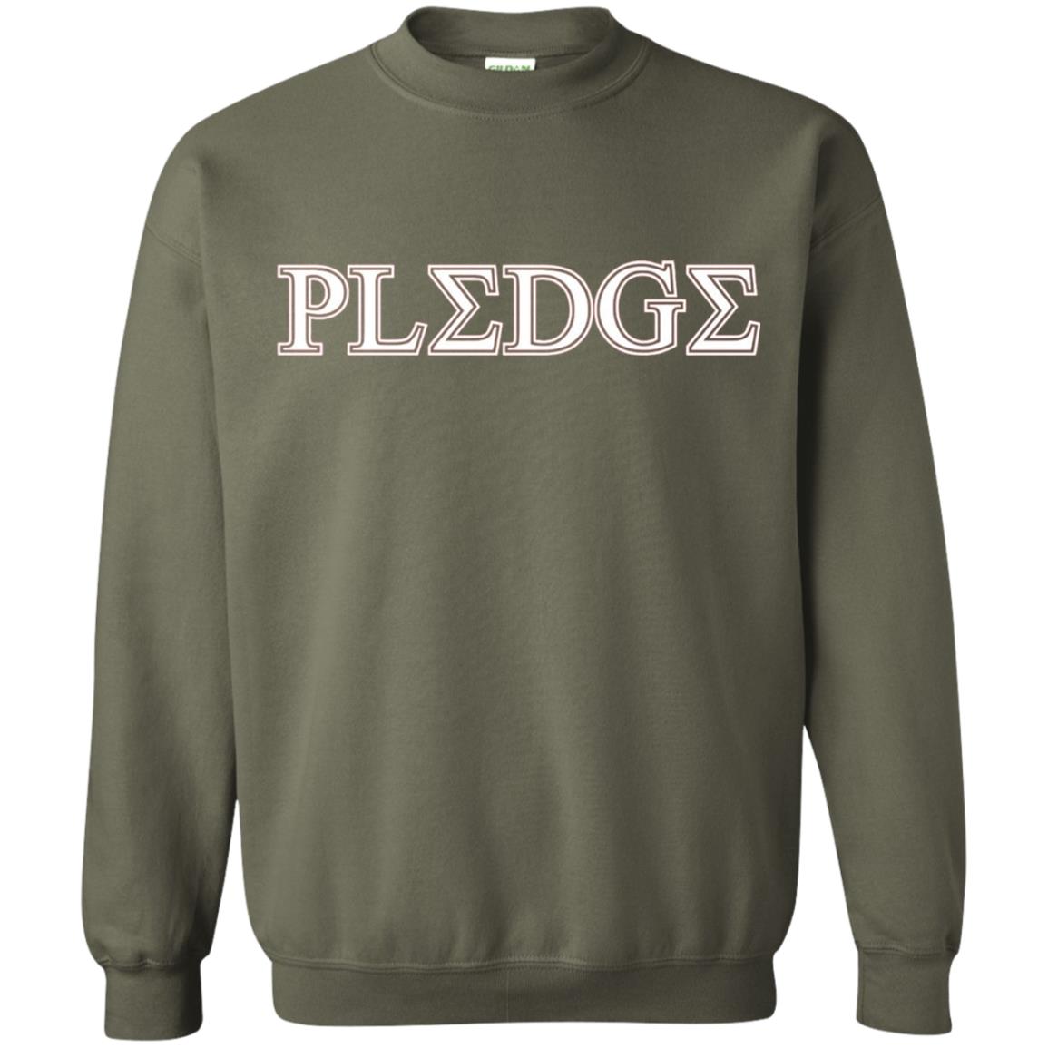 College Greek Life Pledge Fraternity Sorority Rush T-shirt Military Green