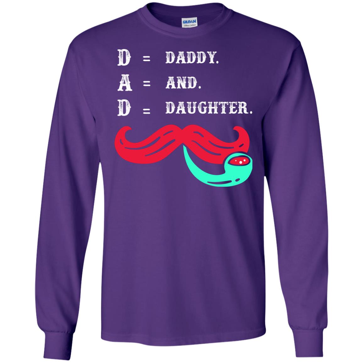 Daddy And Daughter Dad Shirt For Father_s Day Purple