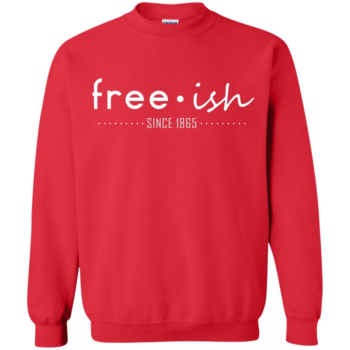 Free Ish Since 1865 Black Pride T-shirt Red