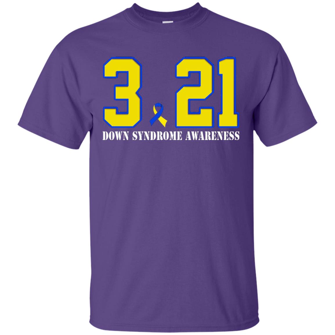 March 21st Down Syndrome Awareness T-shirt Purple