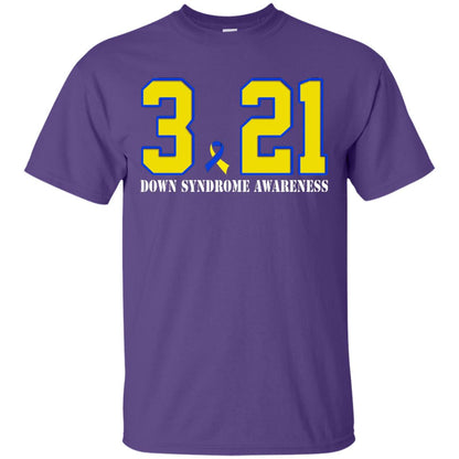 March 21st Down Syndrome Awareness T-shirt Purple