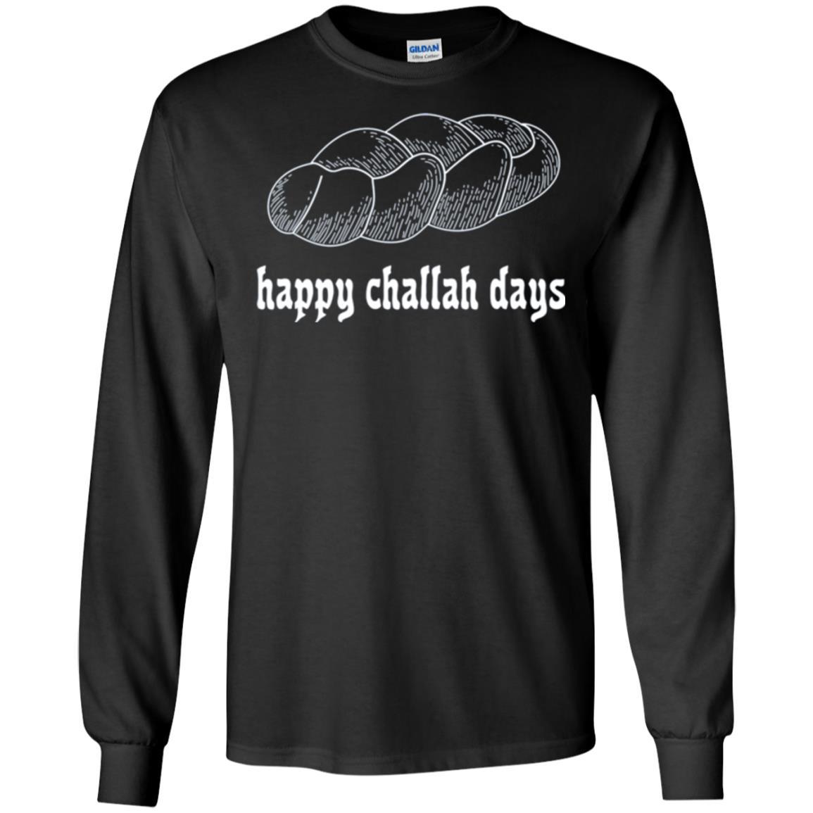 Baker T-shirt Happy Challah Days T-shirt Black