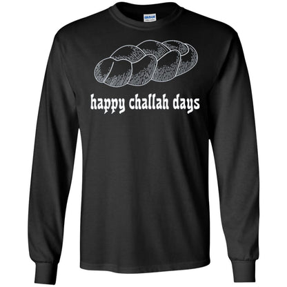 Baker T-shirt Happy Challah Days T-shirt Black