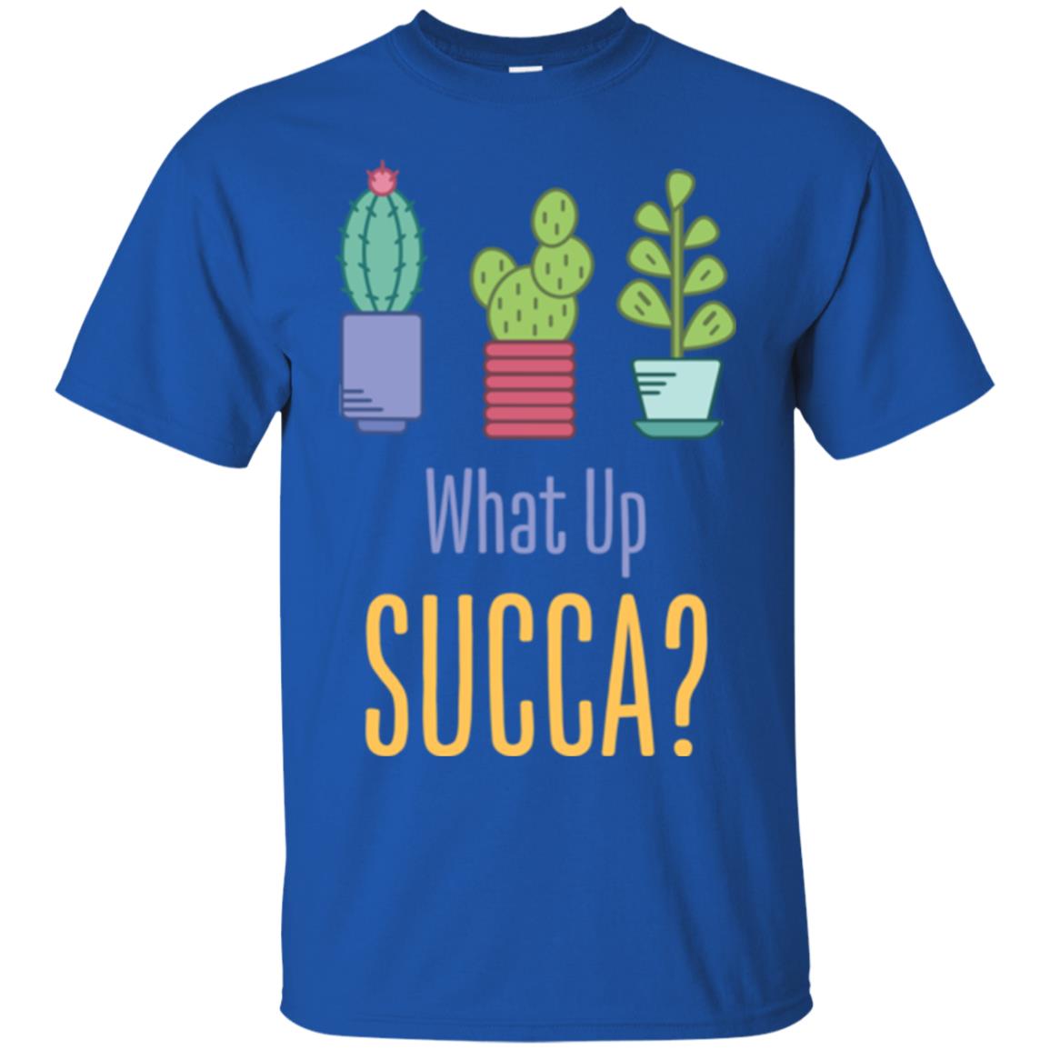 Cactus T-shirt What Up Succa Royal