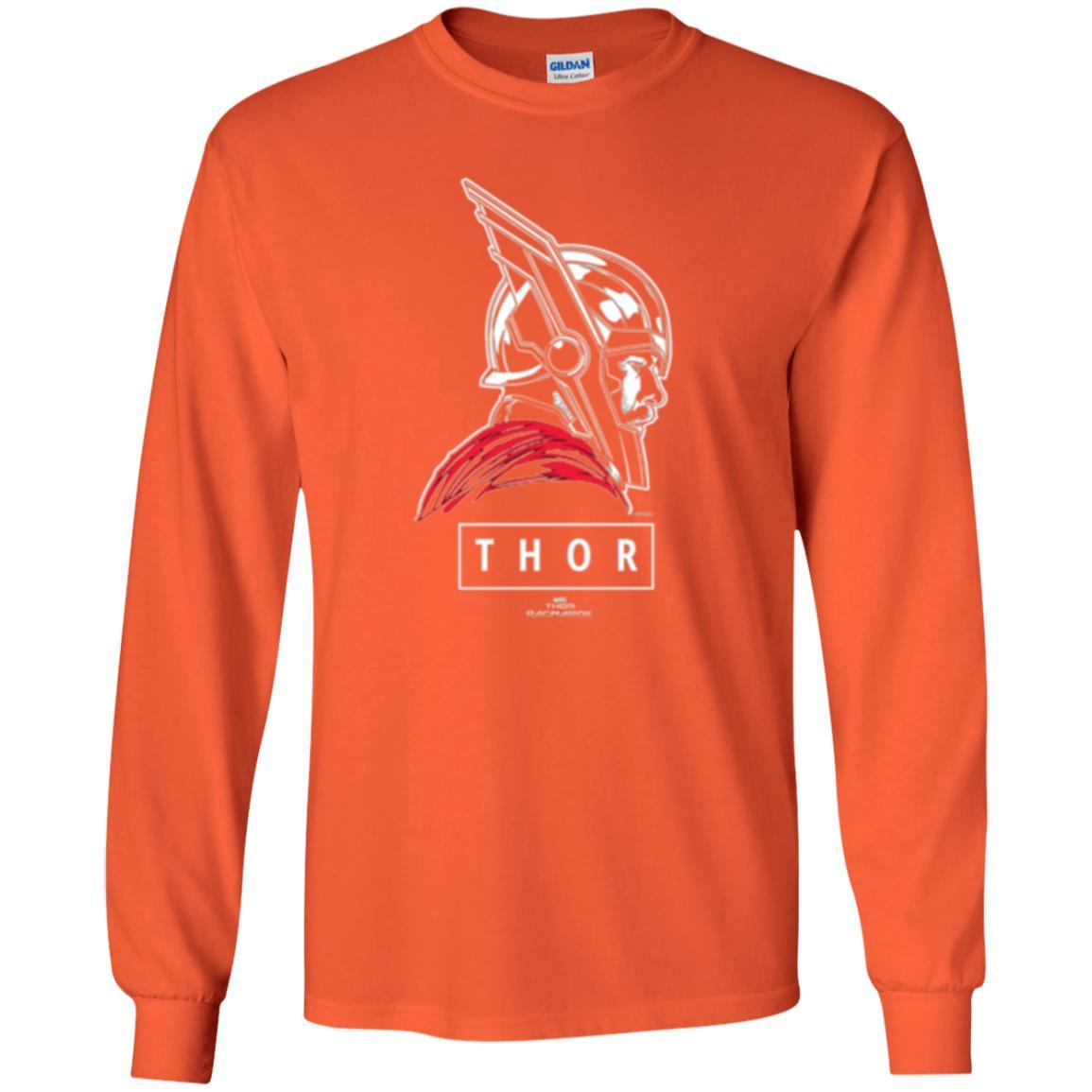 Marvel Thor Ragnarok God Of Tonal Street View T-shirt Orange