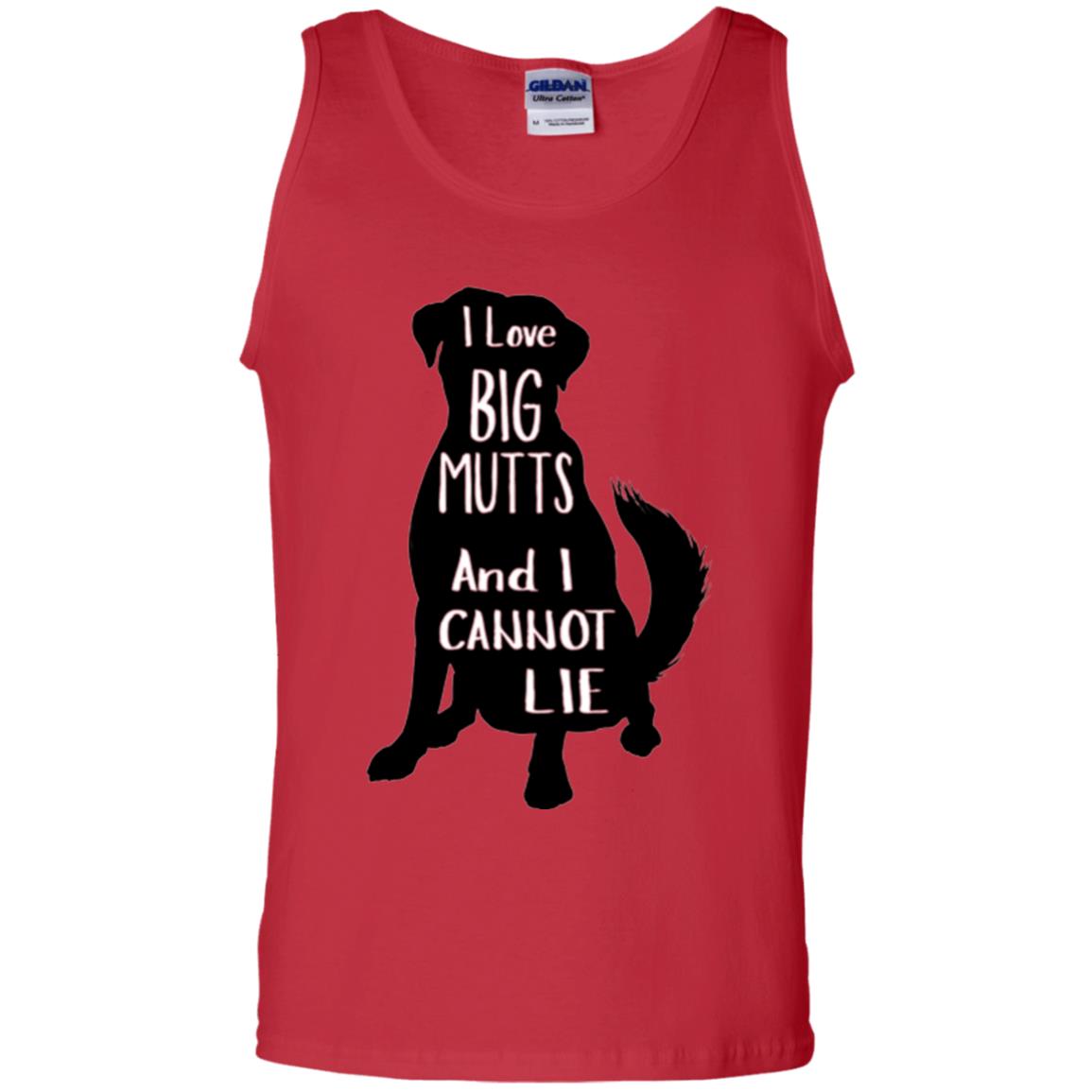 Dog Lovers T-shirt I Love Big Mutts And I Don_t Lie Red