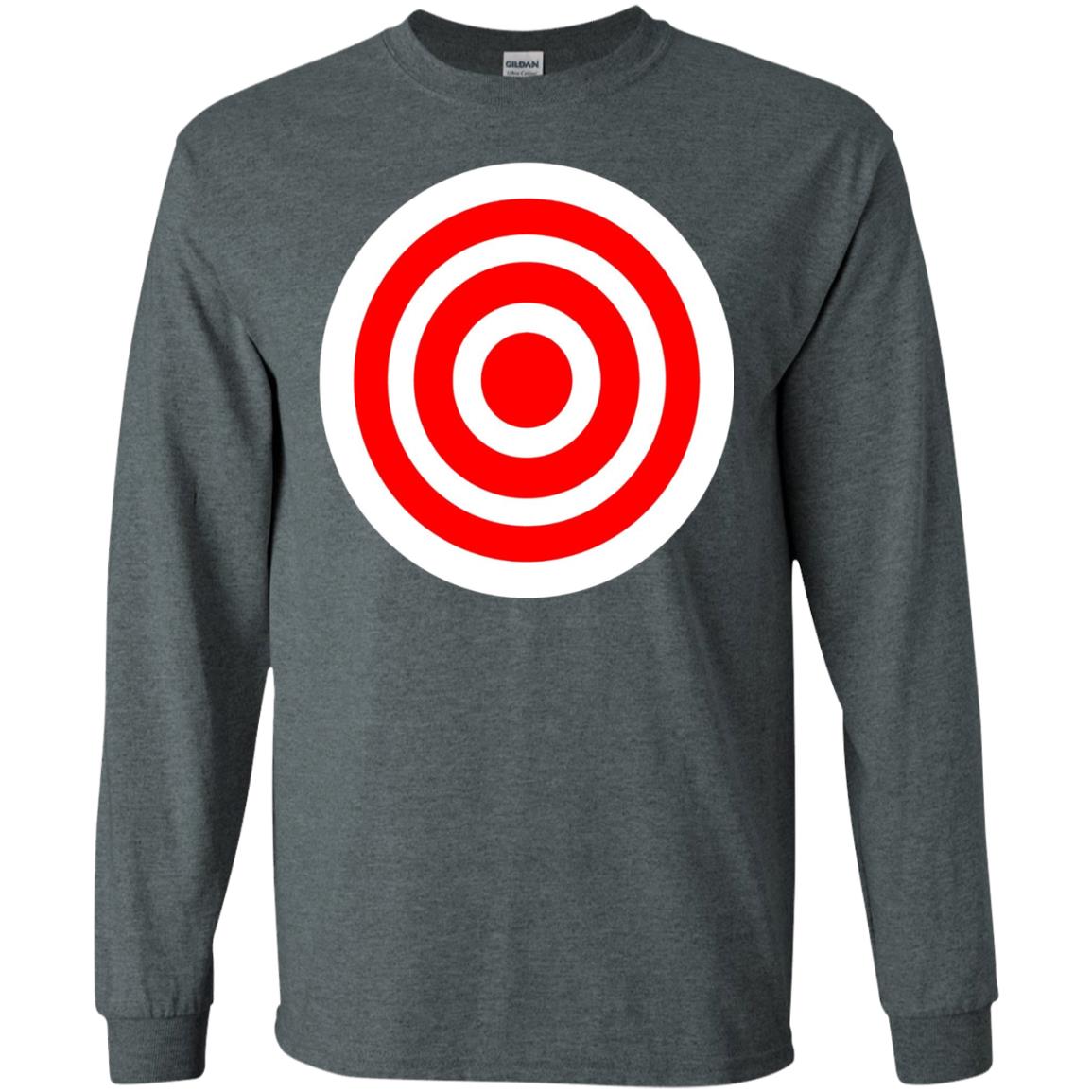 Funny Practice Bulls Eye Board Game Target T-shirt Dark Heather