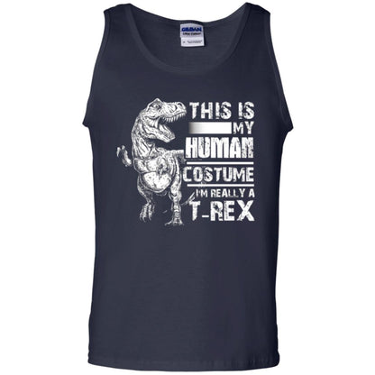 Dinosaus T-shirt This Is My Human Costume Shirt Human Navy