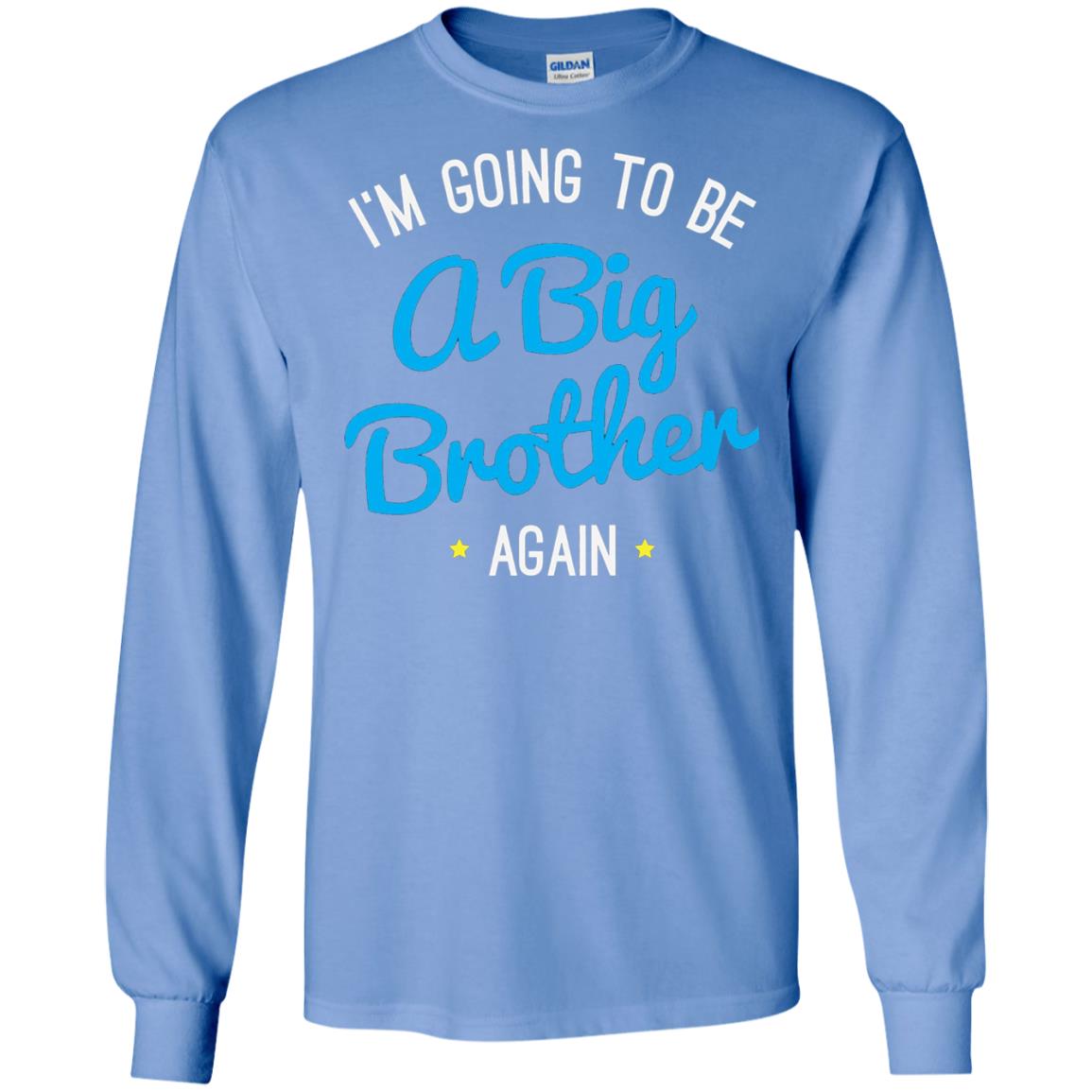 Big Brother Again T-shirt Happy New Baby Carolina Blue