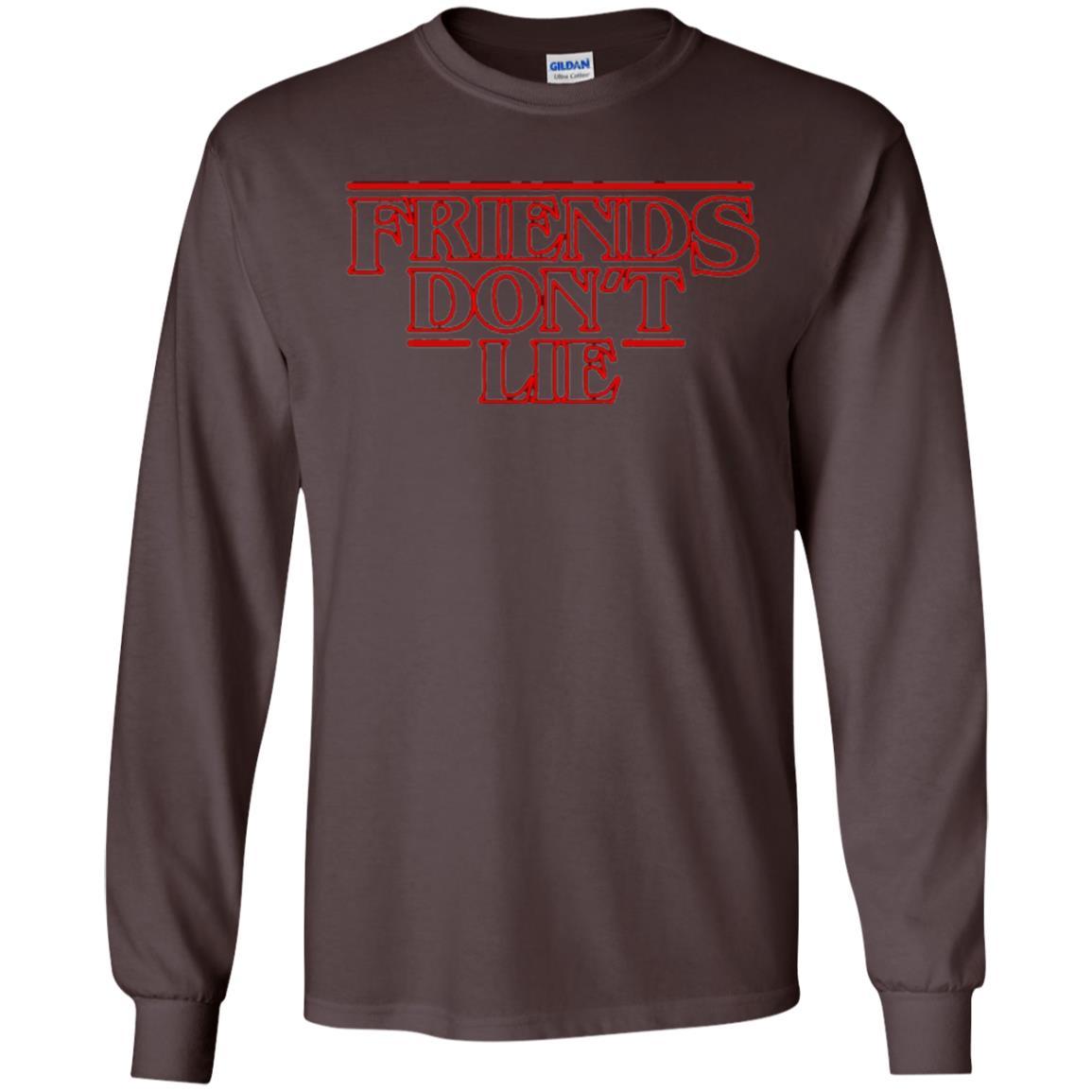 Friends Don't Lie T-shirt Dark Chocolate