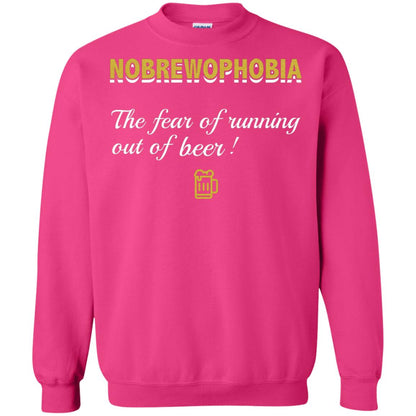Nobrewophobia The Fear Of Running Out Of Beer Shirt Heliconia