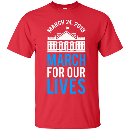 March For Our Lives March 24 2018 T-shirt Red