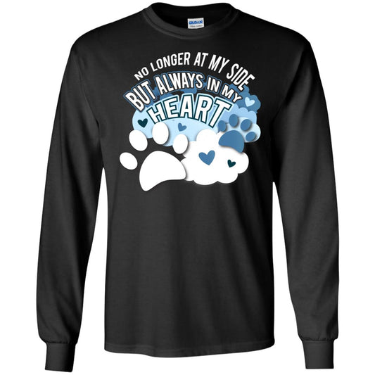 But Always In My Heart Dog In Heaven T-shirt Black