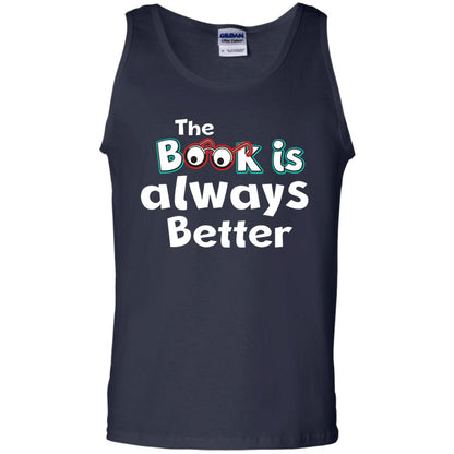 Book Lover T-shirt The Book Is Always Better Navy